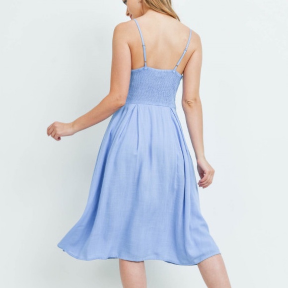 Girly & Flirty Little Blue Dress - Picture 6 of 17